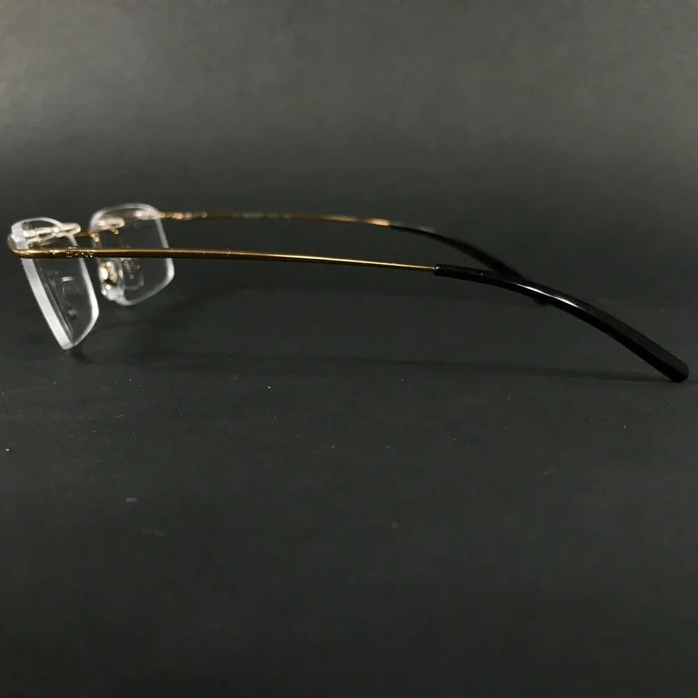 DKNY Eyeglasses Frames 6238 238 Brown Bronze Rectangular Rimless 52-19-135